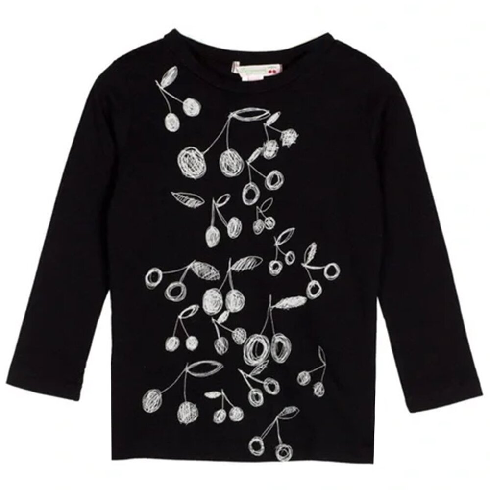 Bonpoint Classic Cherry Print Top Girls